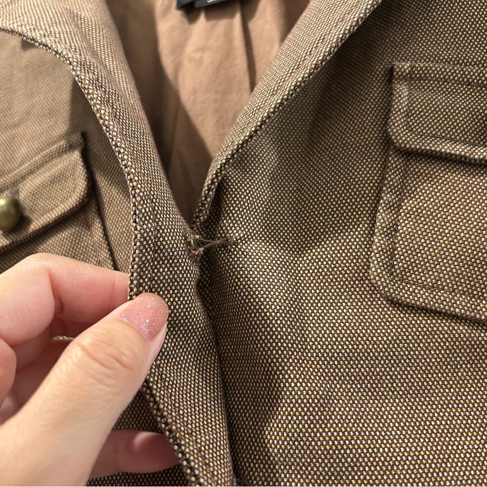 Bcbgmaxazria Tiny Polka Dots Three-Button Pocket … - image 8